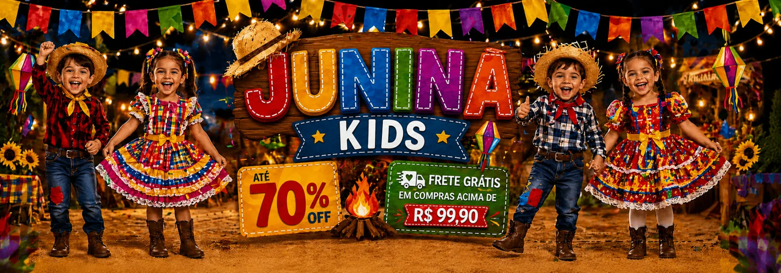Junina Kids — Moda Junina Infantil